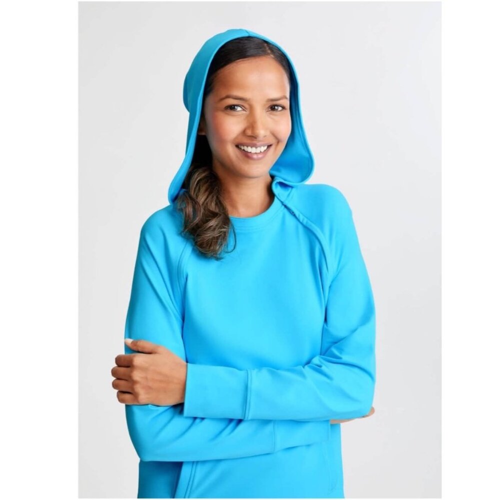 Classic Women's Hoodie Sweatshirt - Bright Blue